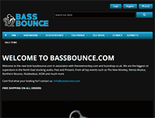 Tablet Screenshot of bassbounce.com